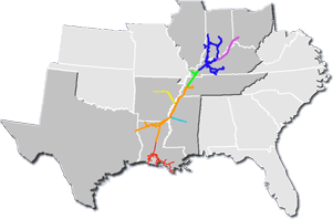 Texas Gas Transmission Map